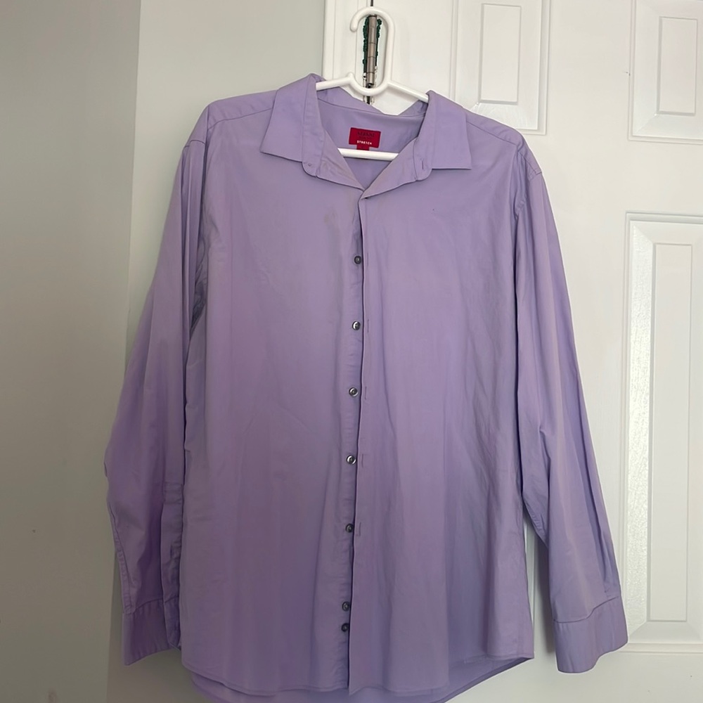 ALFANI (Slim Fit: Stretch) XL (34-35) Men’s Long Sleeve casual button down shirt